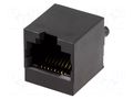 Connector: RJ45; socket; PIN: 8; 8p8c; on PCBs,PCB snap; THT ADAM TECH MTJ-88FX1