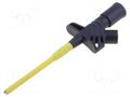 Clip-on probe; hook type; 6A; 1kVDC; black; Grip capac: max.2mm HIRSCHMANN T&M KLEPS2900SW