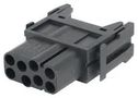 HEAVY DUTY INSERT, RCPT, 8POS, 4MM2 44423221