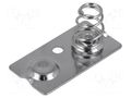 Button-like/spring contact; AA,R6; Batt.no: 2; screw KEYSTONE KEYS5212