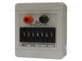 Decade box: resistance; 1÷9999999Ω; Number of ranges: 7; ±1% COBI ELECTRONIC RCL-100
