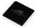 IC: AVR microcontroller; TQFP64; Ext.inter: 50; Cmp: 4; ATXMEGA MICROCHIP TECHNOLOGY ATXMEGA128A3U-AU