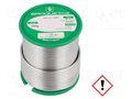 Tin; lead free; Sn99,3Cu0,7; 2mm; 0.25kg; reel; 220°C; Flux: SW26 BROQUETAS ECO1-20/025H