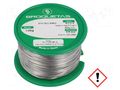 Tin; lead free; Sn96,5Ag3Cu0,5; 0.5mm; 0.1kg; reel; 217÷220°C BROQUETAS ECO4-05/01H