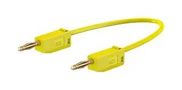 TEST LEAD, 2MM BANANA PLUG, 10A, 500MM 28.0039-050-24