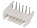 Connector: wire-board; socket; male; PIN: 6; XH; 3A; 250V; angled 90° JST S6B-XH-A