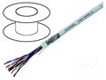 Wire; LiYCY-P; 2x2x0.25mm2; shielded,tinned copper braid; PVC HELUKABEL LIYCYP2X2X0.25