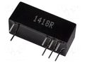 Converter: DC/DC; 0.5W; Uin: 4.5÷5.5VDC; Uout: 5VDC; Iout: 100mA; THT MEAN WELL SRS-0505
