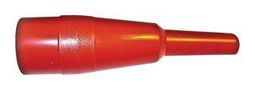 TEST CLIP INSULATOR, PVC, RED BU-29-2