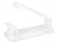 Self-adhesive cable holder; polyamide; 26.8mm; natural; UL94V-2 FIX&FASTEN FIX-FCU-4