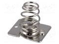 Spring contact; AA,R6; Batt.no: 1; screw KEYSTONE KEYS5222