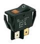 ROCKER SWITCH, DPST, 16A, 250VAC, BLACK 01555.3104-00