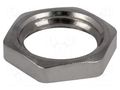 Nut; M12; brass; 15mm; Pitch: 1.5; Plating: nickel HELUKABEL HELU-90175