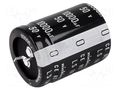 Capacitor: electrolytic; SNAP-IN; 10000uF; 50VDC; Ø30x40mm; ±20% NICHICON LLS1H103MELB
