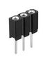 CONNECTOR, RCPT, 3POS, 1ROW, 2.54MM 801-87-003-10-001101