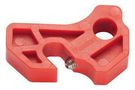 CKT BREAKER LOCKOUT, NYLON/SS, RED PSL-MCB