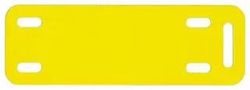 MARKER PLATE, 76.2 X 12.7MM, YELLOW,PK50 M300X050Y6C