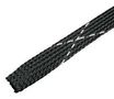 BRAIDED EXPANDABLE SLEEVING, 6.35MM, BLK SE25PFR-TR0