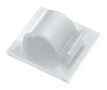 CABLE CLAMP, PA6.6, 4.8MM, NATURAL,PK100 ACC19-A-C