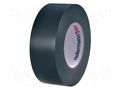 Tape: electrical insulating; W: 50mm; L: 33m; Thk: 0.18mm; black HELLERMANNTYTON HTAPE-FLEX-50X33