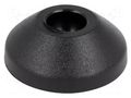 Foot; Base dia: 29mm; polyamide; H: 10.4mm; Mount.hole diam: 10mm FATH FA-098M030K