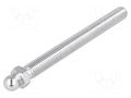 Pin; M10; steel; Ø: 10mm; Plating: zinc; Thread len: 100mm FATH FA-098MM10100M