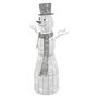LED Christmas snowman, rattan, 124 cm, indoor, cool white, timer, EMOS DCFC01 8592920093894