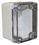 ENCLOSURE, MULTIPURPOSE, PC, GREY/CLEAR CHDX6-222C