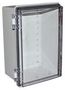 ENCLOSURE, HEAVY DUTY, PC, GREY/CLEAR CHDX8-227C