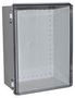 ENCLOSURE, MULTIPURPOSE, PC, GREY/CLEAR CHDX8-233C