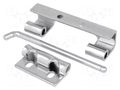 Hinge; Width: 39.5mm; zinc-plated steel; H: 80mm RST ROZTOCZE 3.ST12.001