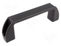 Holder; polyamide; black; H: 52mm; L: 170mm; W: 28mm; handle FATH FA-092002