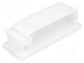 Self-adhesive cable holder; polyamide; natural; UL94V-2 FIX&FASTEN FCA-6