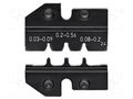 Crimping jaws; terminals D-Sub connectors KNIPEX KNP.974924