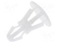 Assembly stud; polyamide; L: 6mm; snap fastener; natural; UL94V-2 FIX&FASTEN FIX-RBS-6
