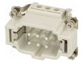 Connector: HDC; contact insert; male; GWconnect; PIN: 6; 16A; 500V MOLEX MX-93601-0215