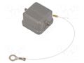 Protection cover; size 3A; cord; for latch; metal; 7803.6802.0 MOLEX MX-93601-0702