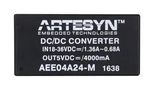 DC-DC CONVERTER, MEDICAL, 2 O/P, 20W AEE02CC48-M
