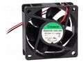 Fan: DC; axial; 24VDC; 60x60x25mm; 39.7m3/h; 34.5dBA; ball; 26AWG SUNON EE60252B1-A99