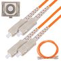 Extralink SC/UPC-SC/UPC | Patchcord | Multi mode, Duplex, 50/125, 3mm, 1m, EXTRALINK EX.3692 5902560363692