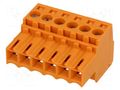 Connector: pluggable terminal block; plug; female; 17A; 320V; PBT WEIDMÜLLER BL3.5/6SNOR