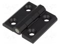 Hinge; Width: 60mm; zinc and aluminium alloy; black; H: 60mm RST ROZTOCZE 3.511.12