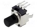 Potentiometer: shaft; single turn,vertical; 10kΩ; ±20%; 6mm; mono ALPS RK09K1130AH1