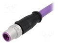 Connector: M12; plug; male; PIN: 4; straight; B code-Profibus; 5m HARTING 21348800486050