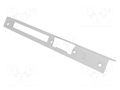 Frontal plate; angular,right; for electromagnetic lock; grey LOCKPOL LOC-915G