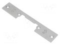 Frontal plate; for electromagnetic lock; grey; steel; 1400 LOCKPOL LOC-909G