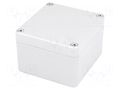 Enclosure: multipurpose; X: 74.6mm; Y: 79.6mm; Z: 52mm; aluminium GAINTA G110G-IP67