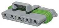 HOUSING, RCPT, 5POS, 30A, GREY 12084891
