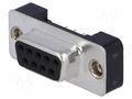 Connector: D-Sub; PIN: 9; socket; female; straight; THT; UNC 4-40 ADAM TECH DE09-SA-M2