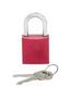 PADLOCK, ALUMINIUM, RED, 38.1MM PSL-7